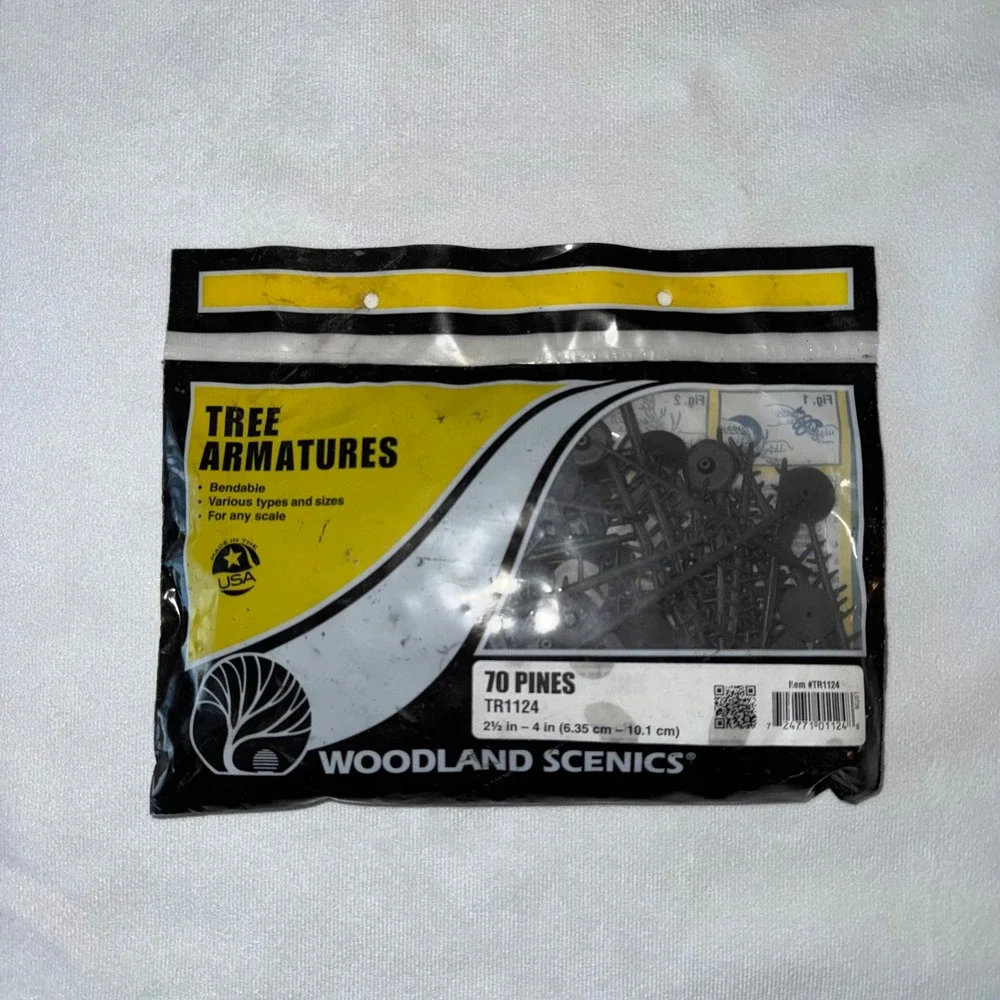 Woodland Scenics TR1124 70 Pines Tree Armatures 2.5-4 in Diorama Model‎